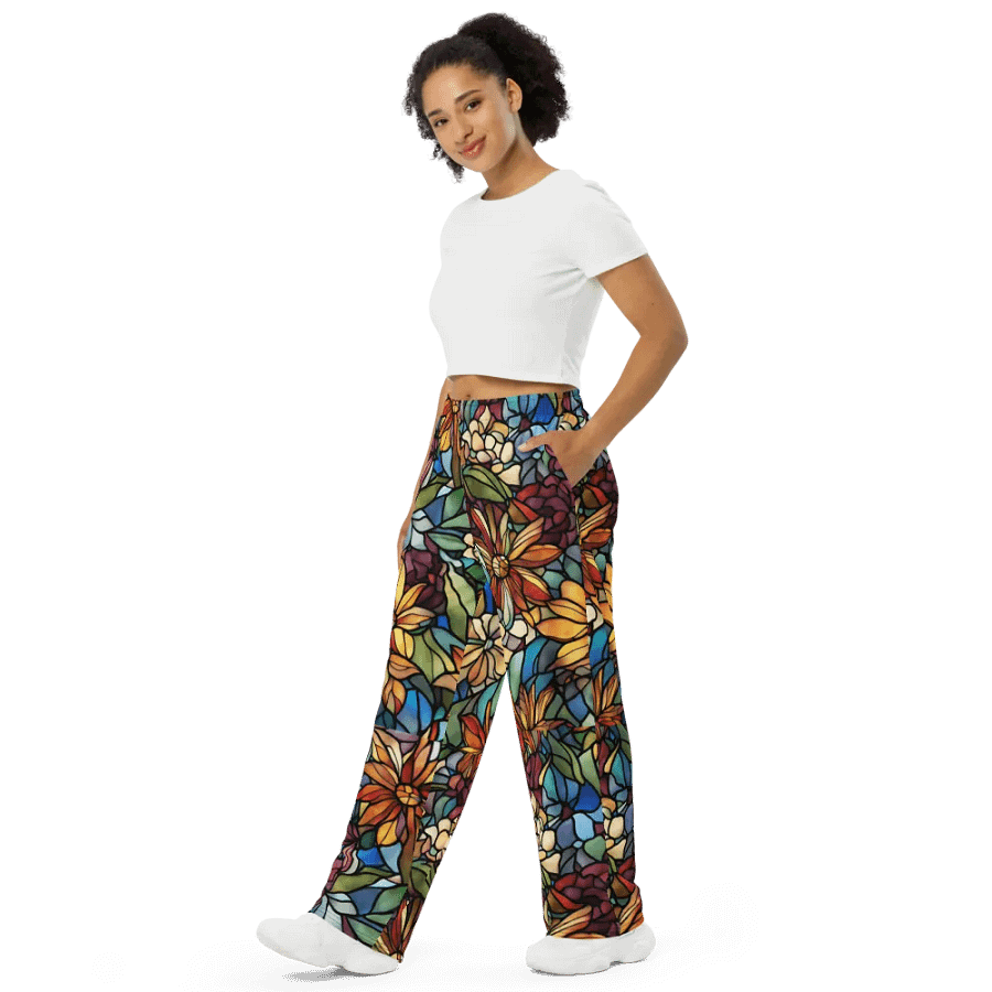 Full & fabulous Floral wide leg Pants product image (10)