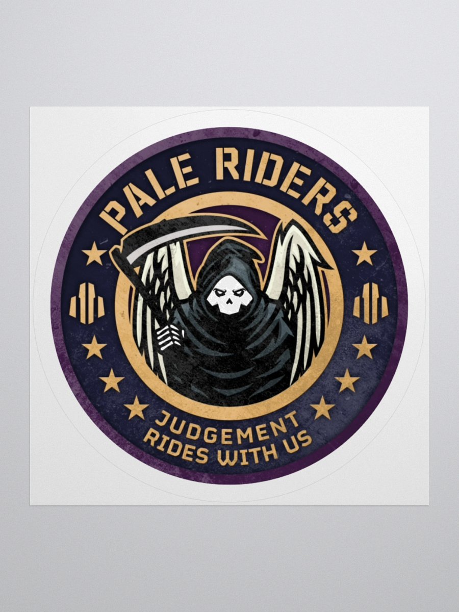 Pale Riders Textured Sticker product image (3)