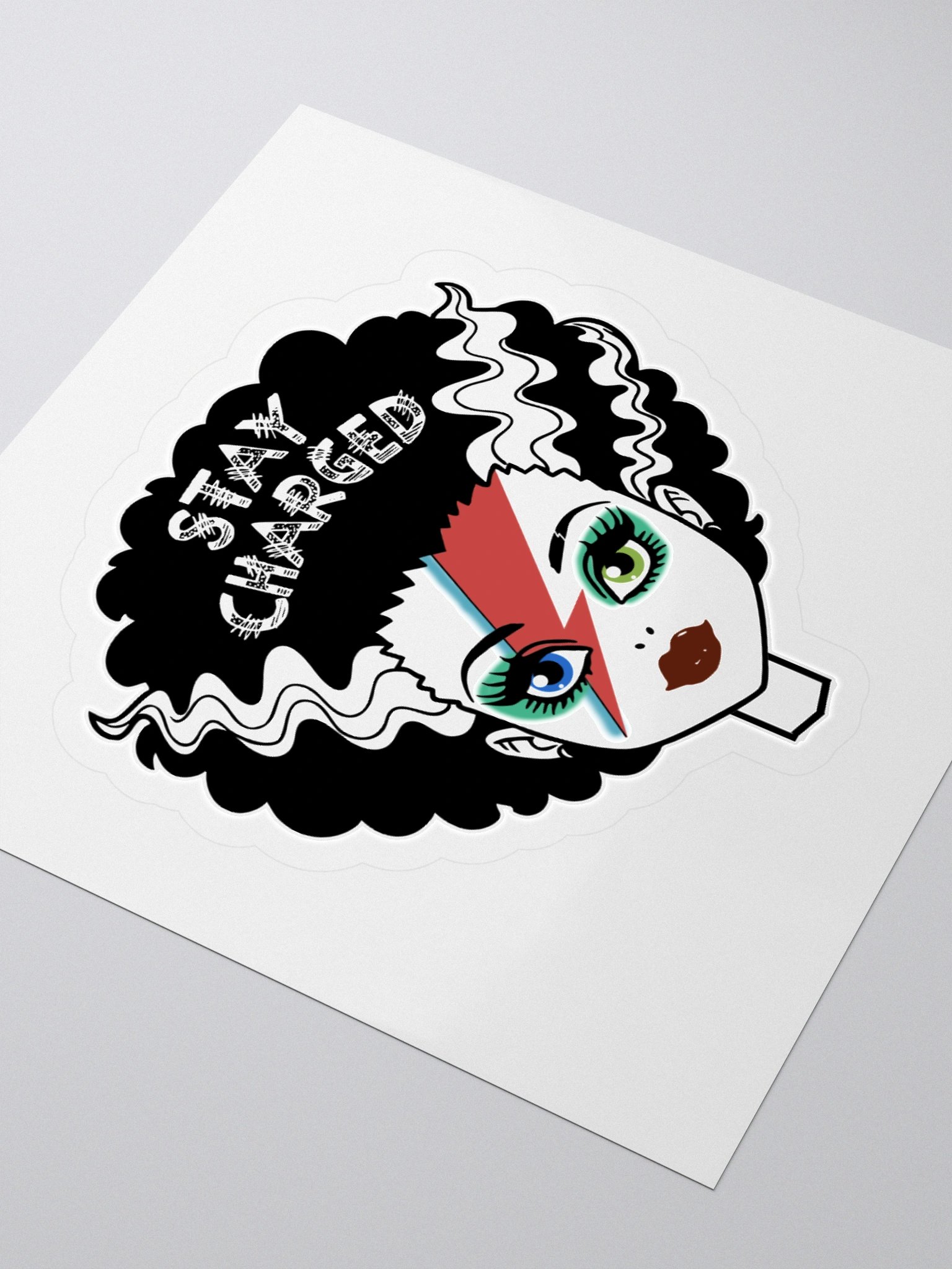 Frankie Speaks Stay Charged (sticker) product image (3)