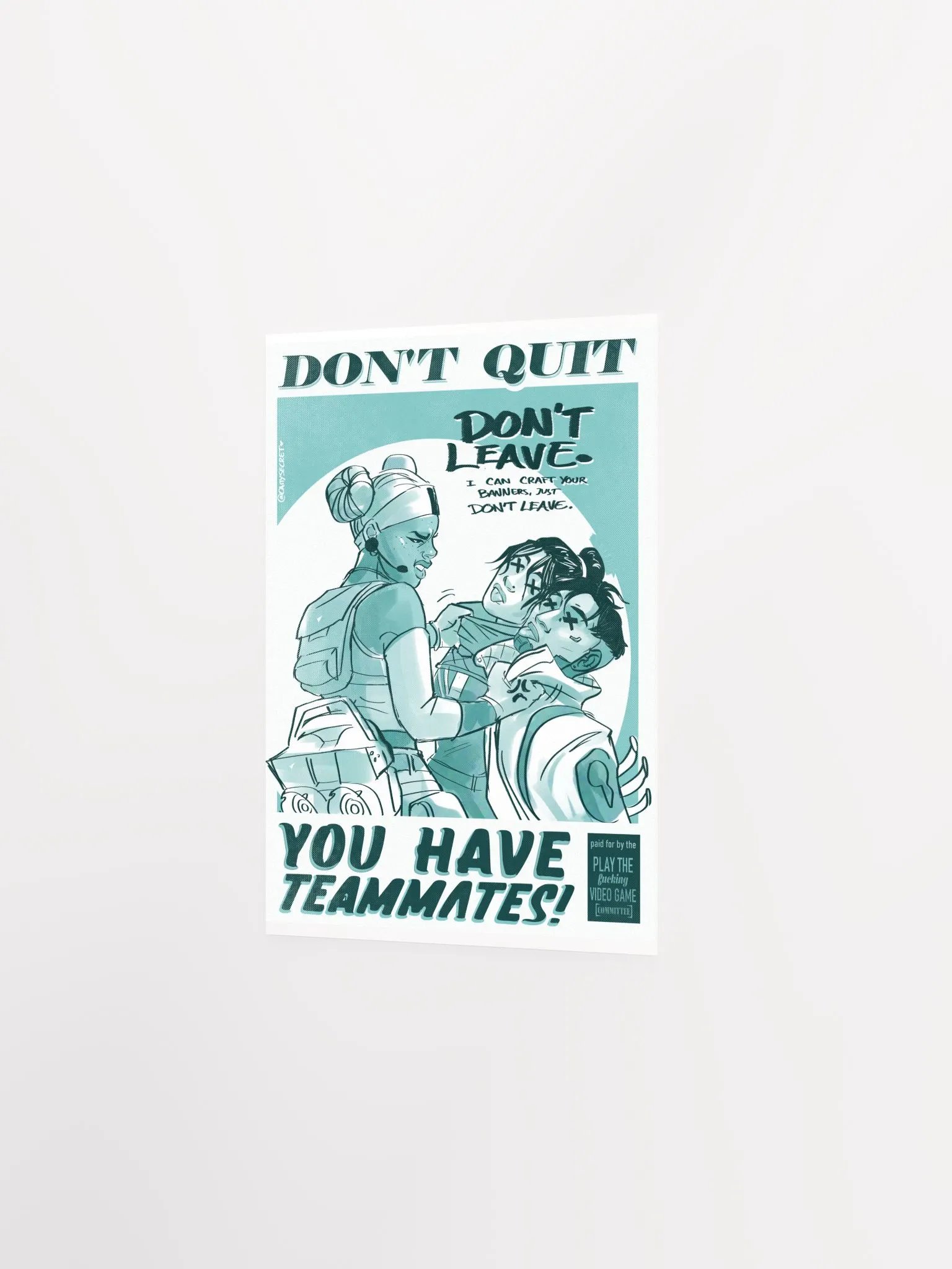 Print: DON'T LEAVE! product image (3)