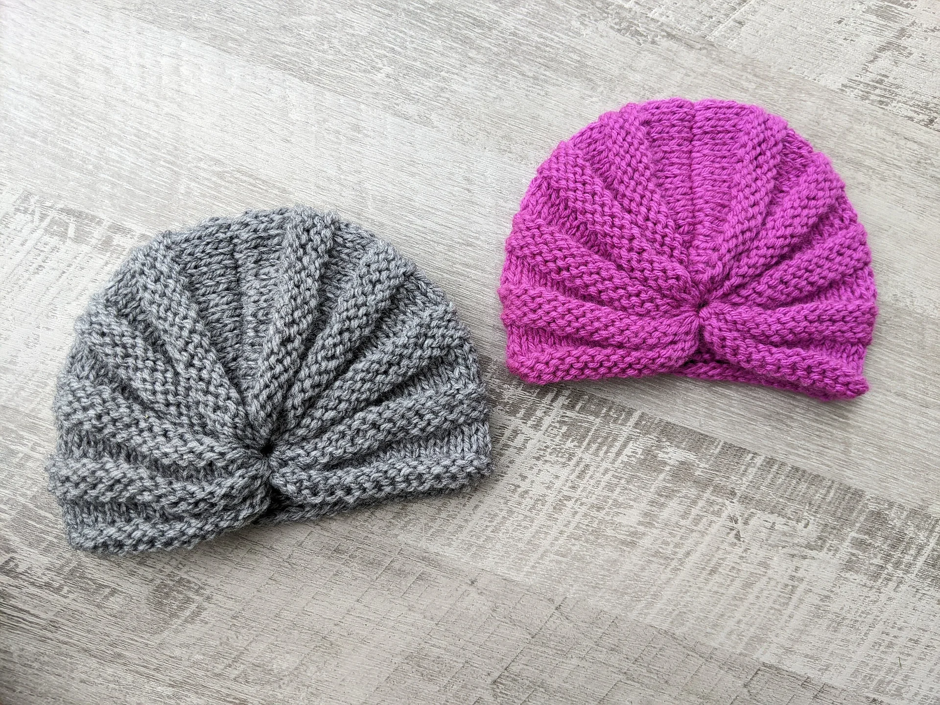 Baby Knit Turban Hat Pattern product image (7)