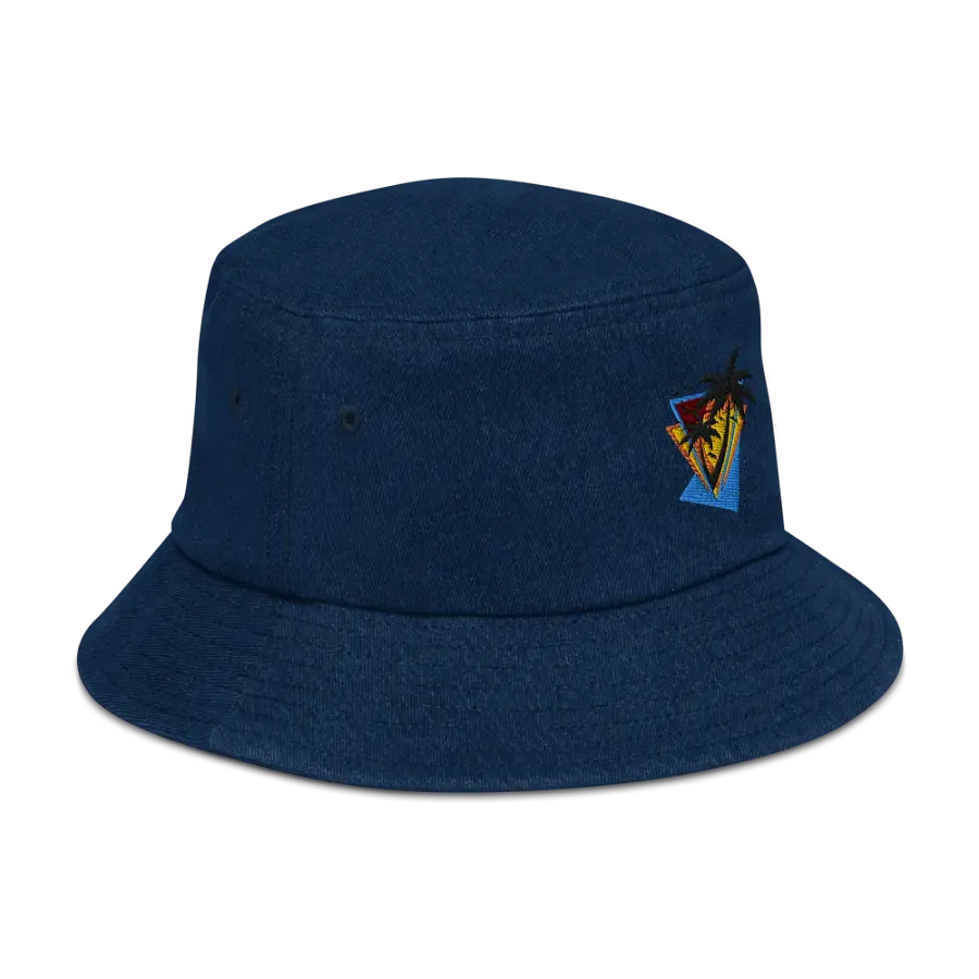 Sunset Vibes Denim Bucket Hat product image (3)