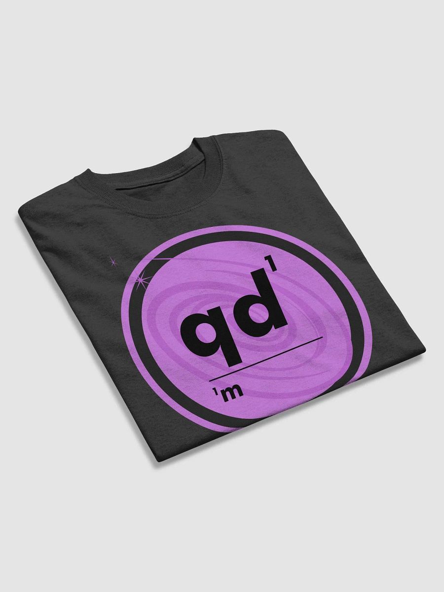 Omnibio Lab Round Qualitative Data Matters QD1/1M Footnote T-Shirt (Front Design) product image (4)
