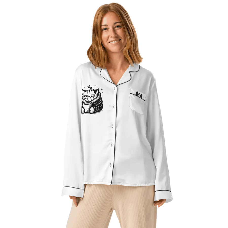 Comfy Lurk || Long Sleeve PJ Top product image (1)