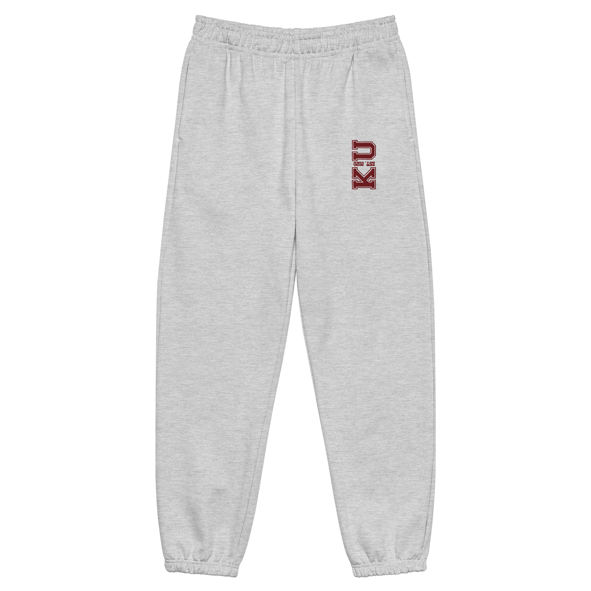 KAVE University Sweatpants | Maroon Lettering product image (1)