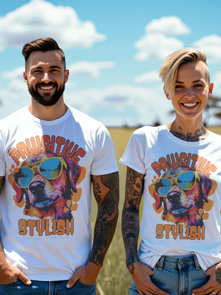Pawsitive Stylish | Unisex Softstyle T-Shirt by Gildan product image (1)