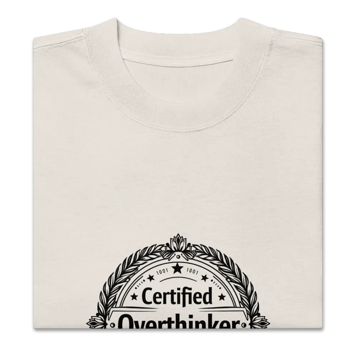 Oversized Certified Overthinker Tee product image (30)
