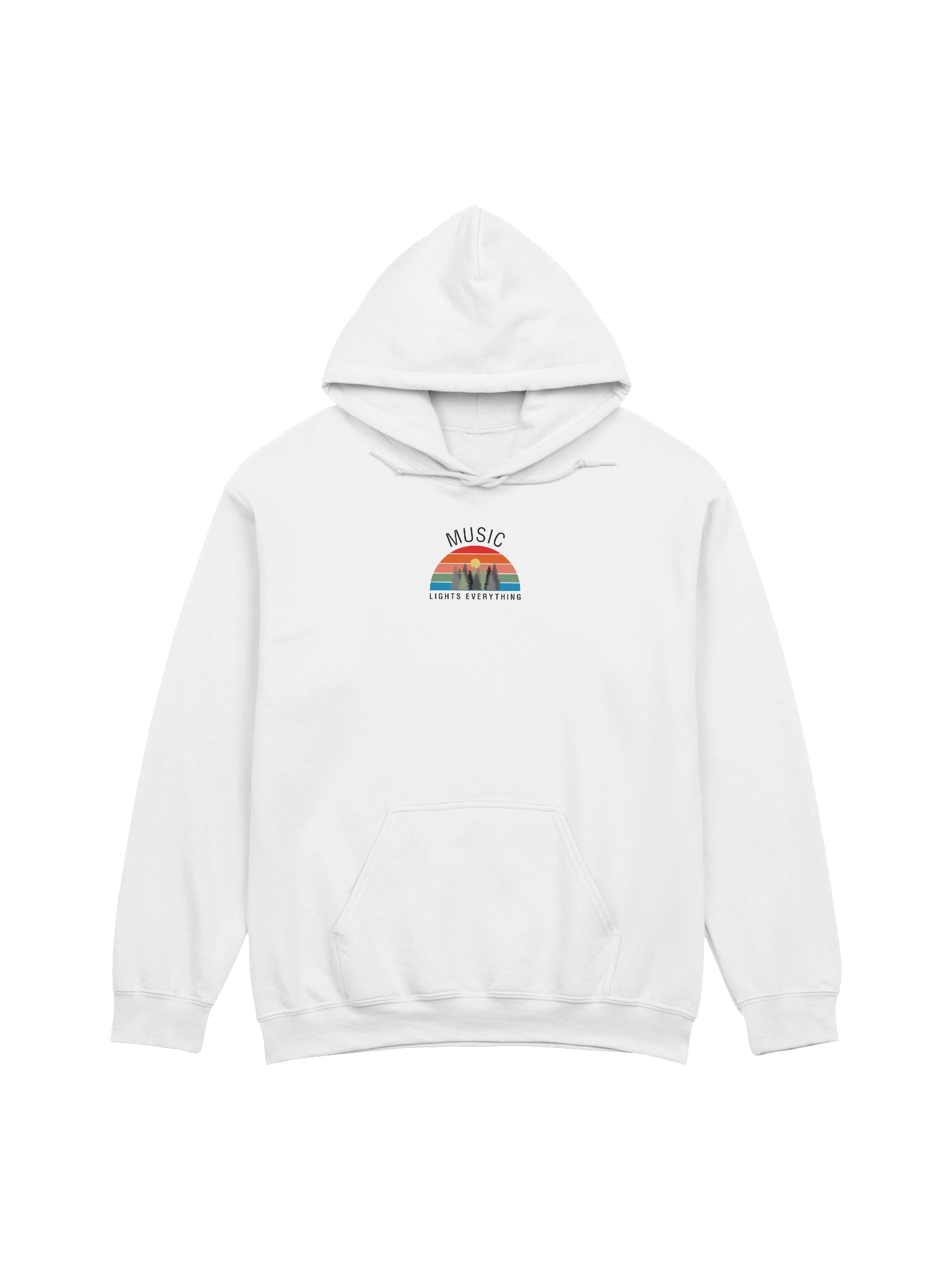 MUSIC LIGHTS EVERYTHING Unisex Hoodie product image (4)