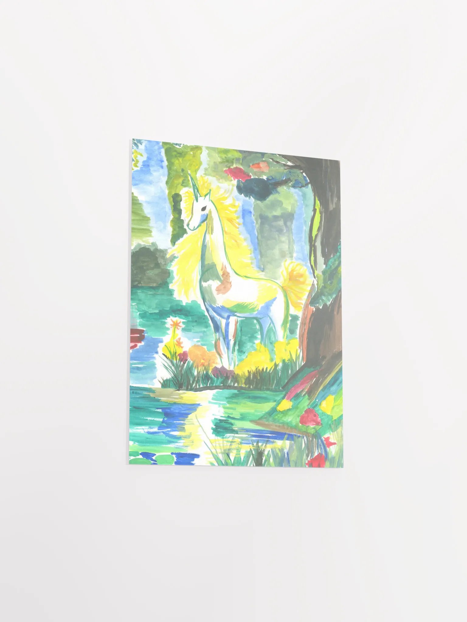 Unicorn In Paradise Art Print product image (3)