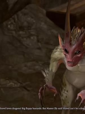 We don't deserve Shovel! a fun interaction as Draconic Bloodline sorcerer. #shovel #baldursgate3 #bg3 #sorcerer #larianstudios #twitchstreamer 