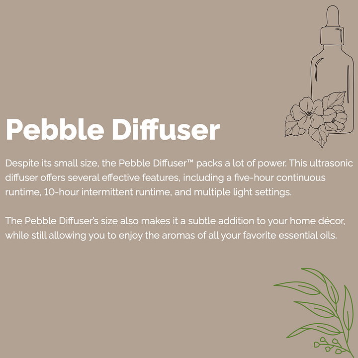 Pebble Diffuser™ – Compact Power for Aromatherapy & Wellness product image (2)