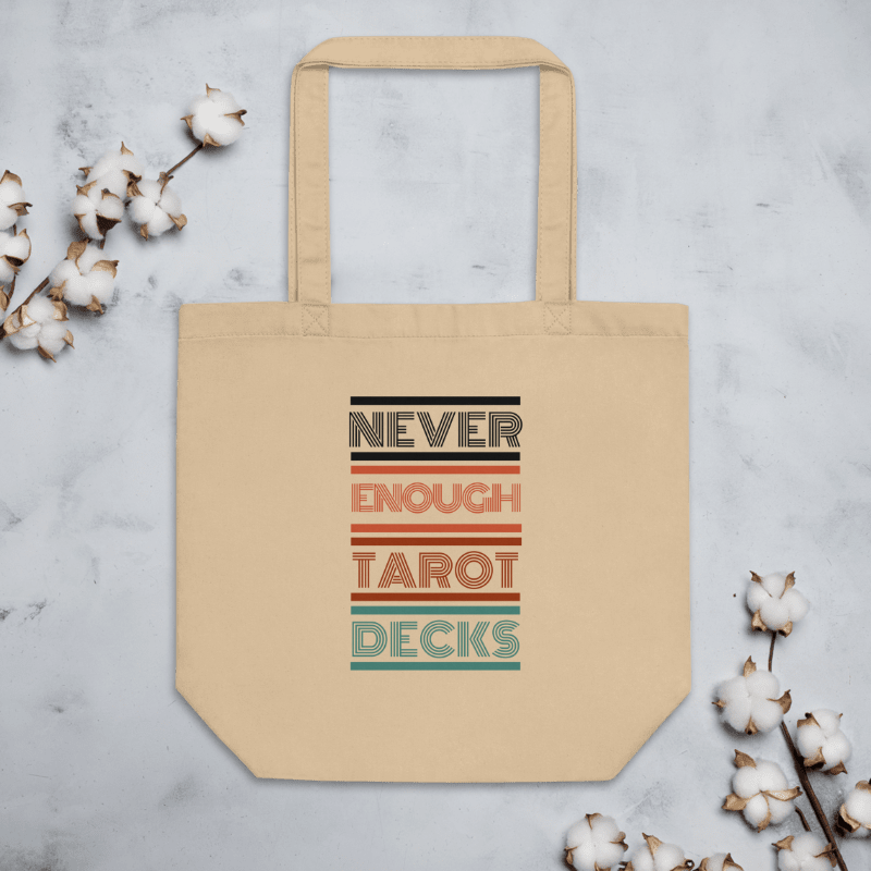NEVER ENOUGH TAROT DECKS - RETRO - TOTE BAG product image (4)