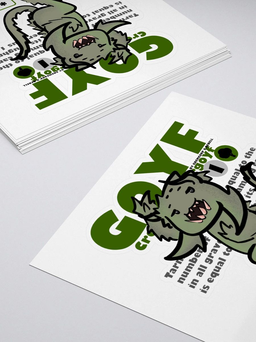 GOYF Body Pillow Sticker - Token Version product image (12)