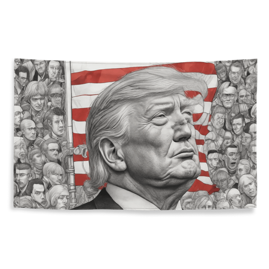 American Dreams Flag Wall Tapestry product image (2)