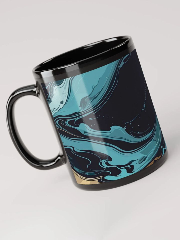 Marbled Swirls Black Marble Mug product image (1)