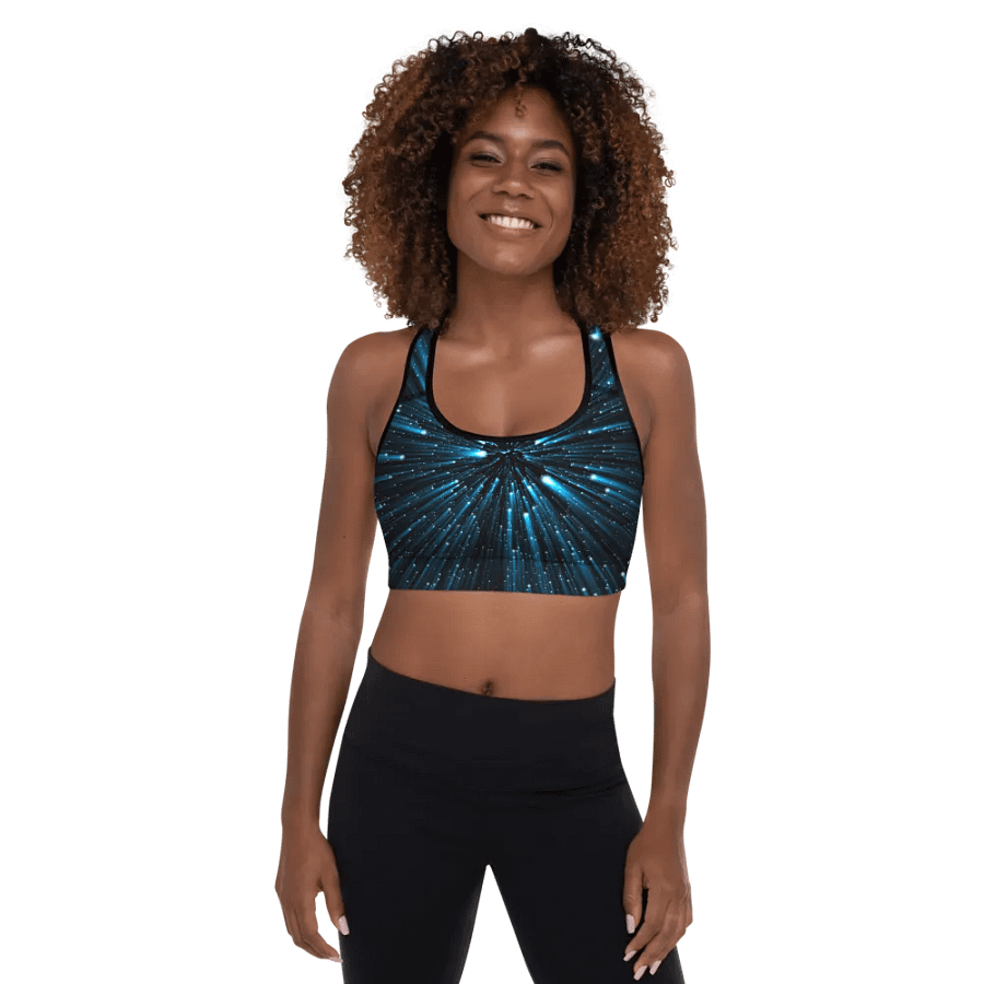 Hyperspace Journey Padded Sports Bra product image (3)