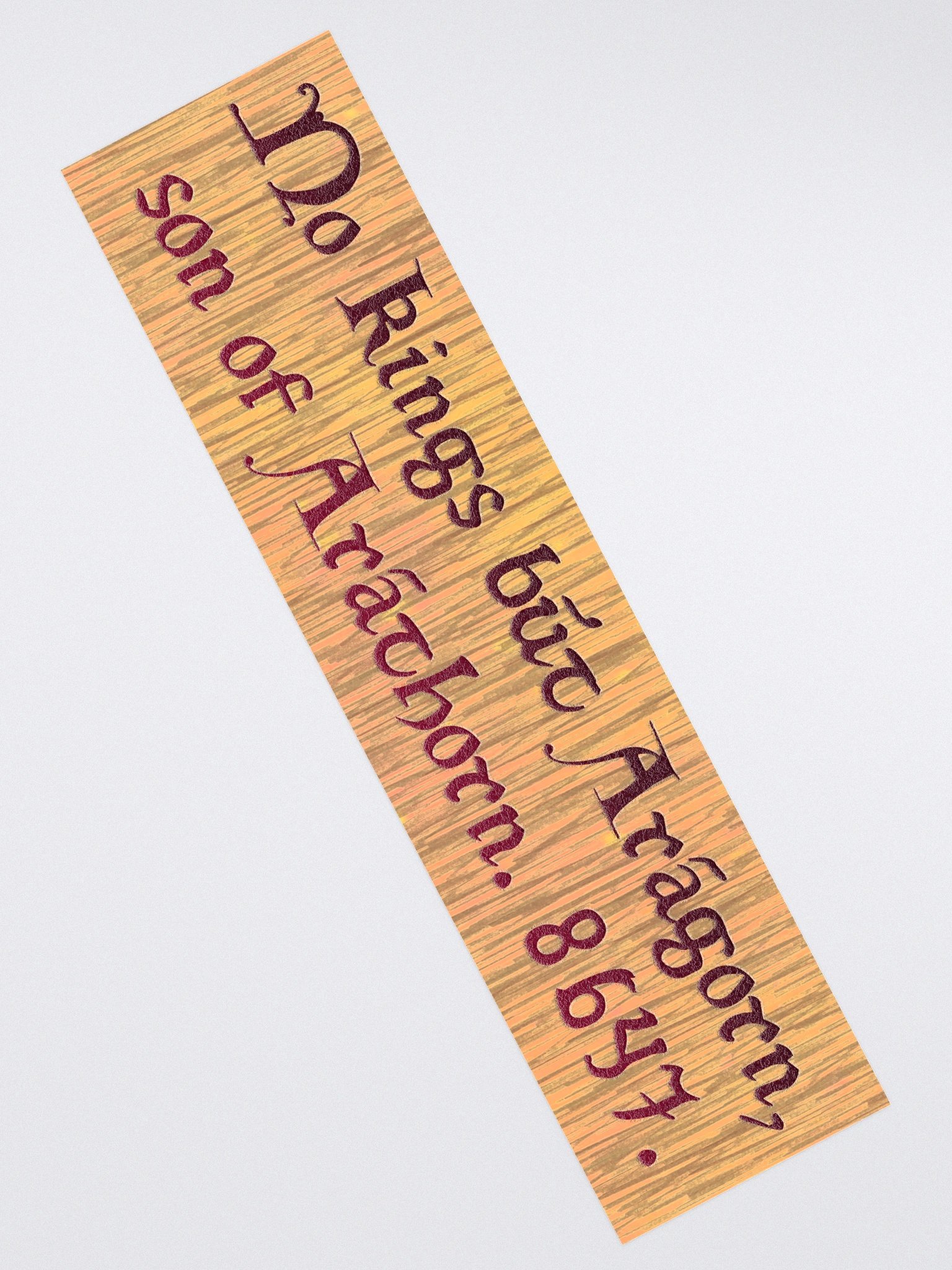 No Kings Bumper Sticker product image (2)