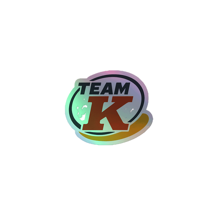 Team K 1950's HOLOGRAPHIC" STICKERS product image (1)