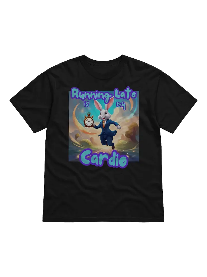 Running Late Rabbit Graphic Tee product image (1)