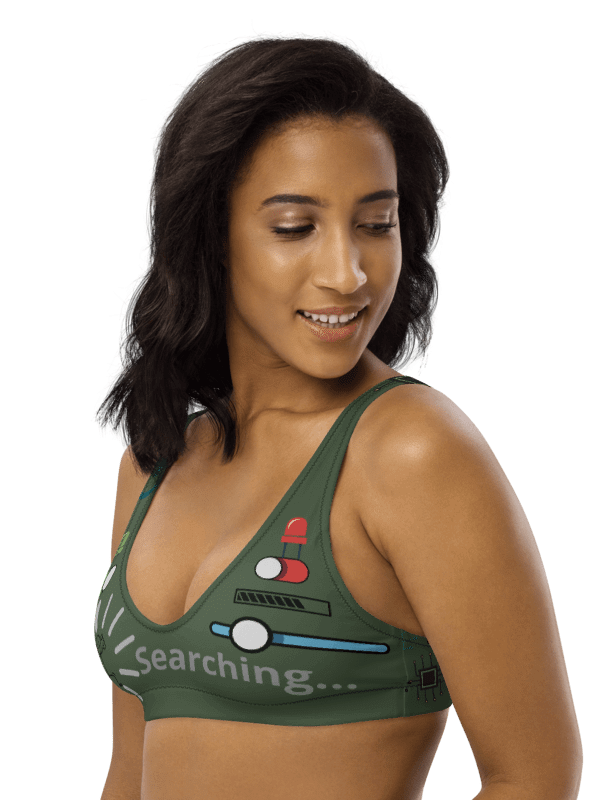 Print Recycled Padded Bikini Top ♻️👙 product image (5)