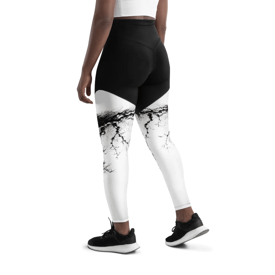 Bamboo Root All-Over Print Sports Leggings product image (4)