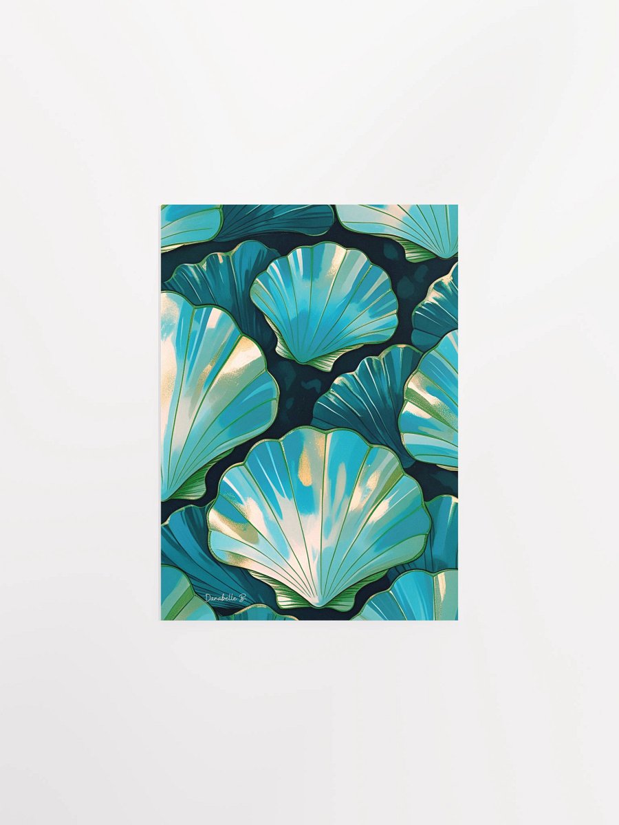 Poster artistique - Coquilles Saint-Jacques - 13 - Cadeau Déco Energie Vibratoire product image (2)