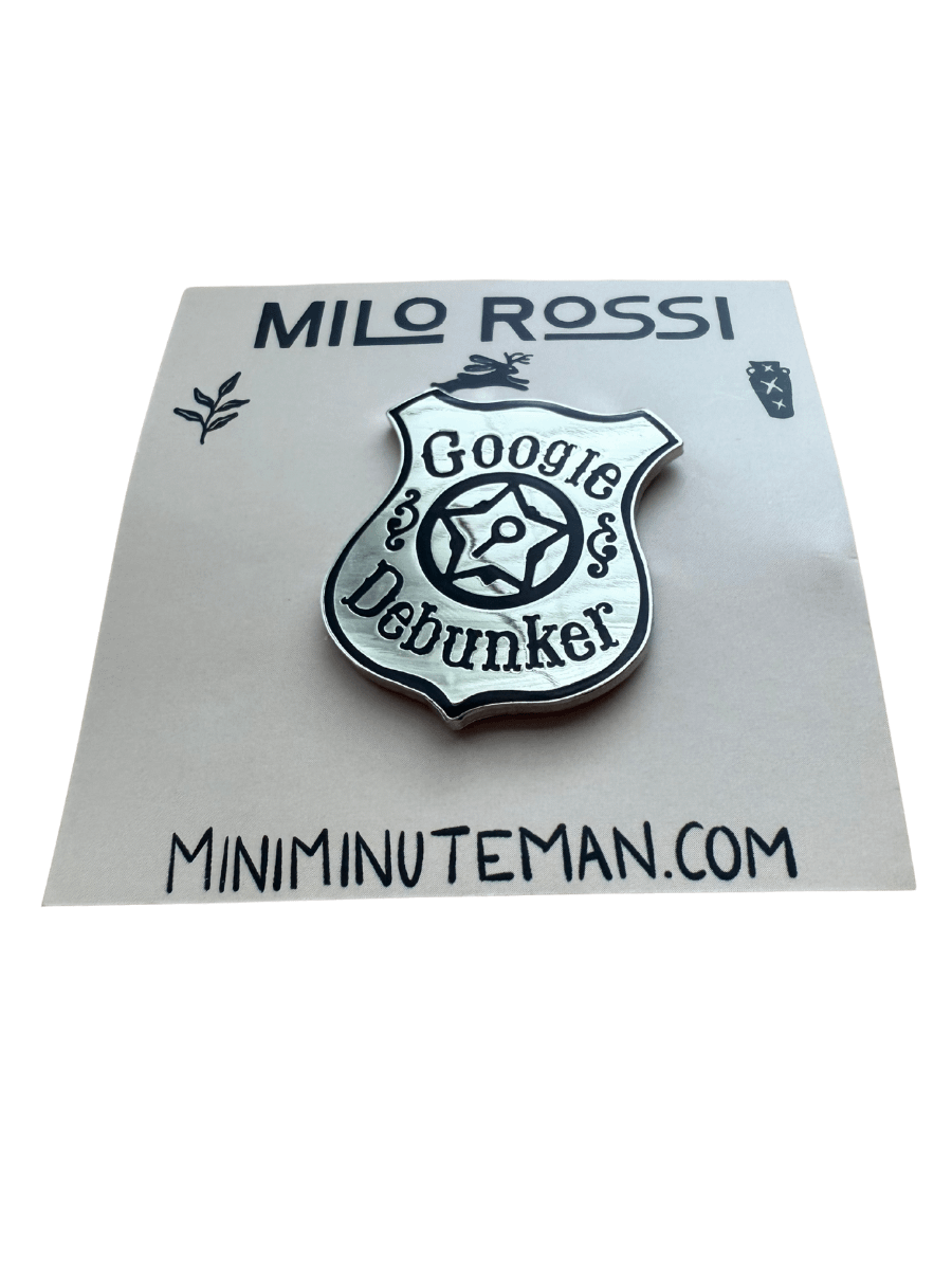Google Debunker Sheriff Badge Pin product image (1)