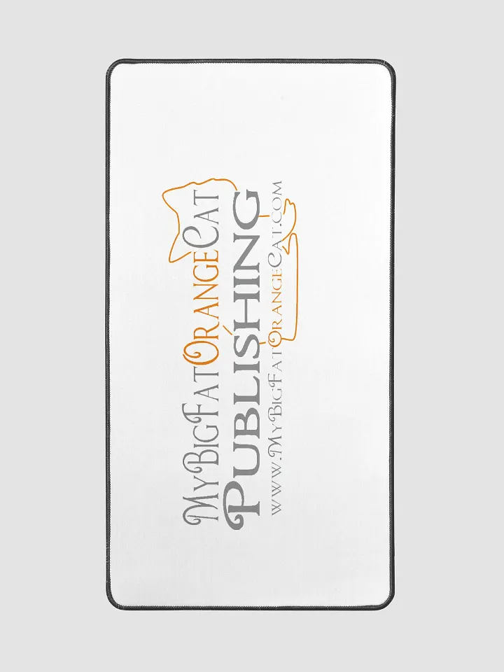 My Big Fat Orange Cat Logo Desk Mat product image (2)