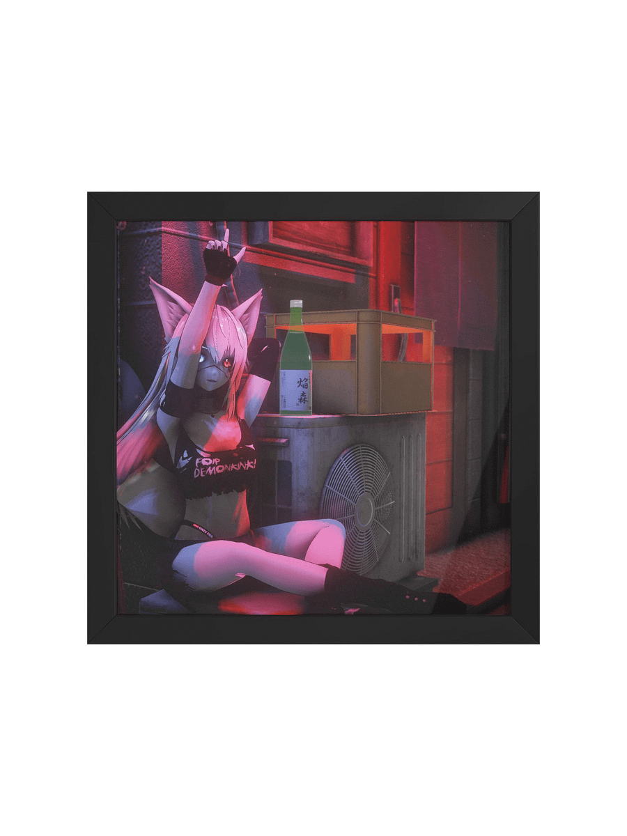 【VIXWYTCH】Neon Alley Framed Poster product image (1)