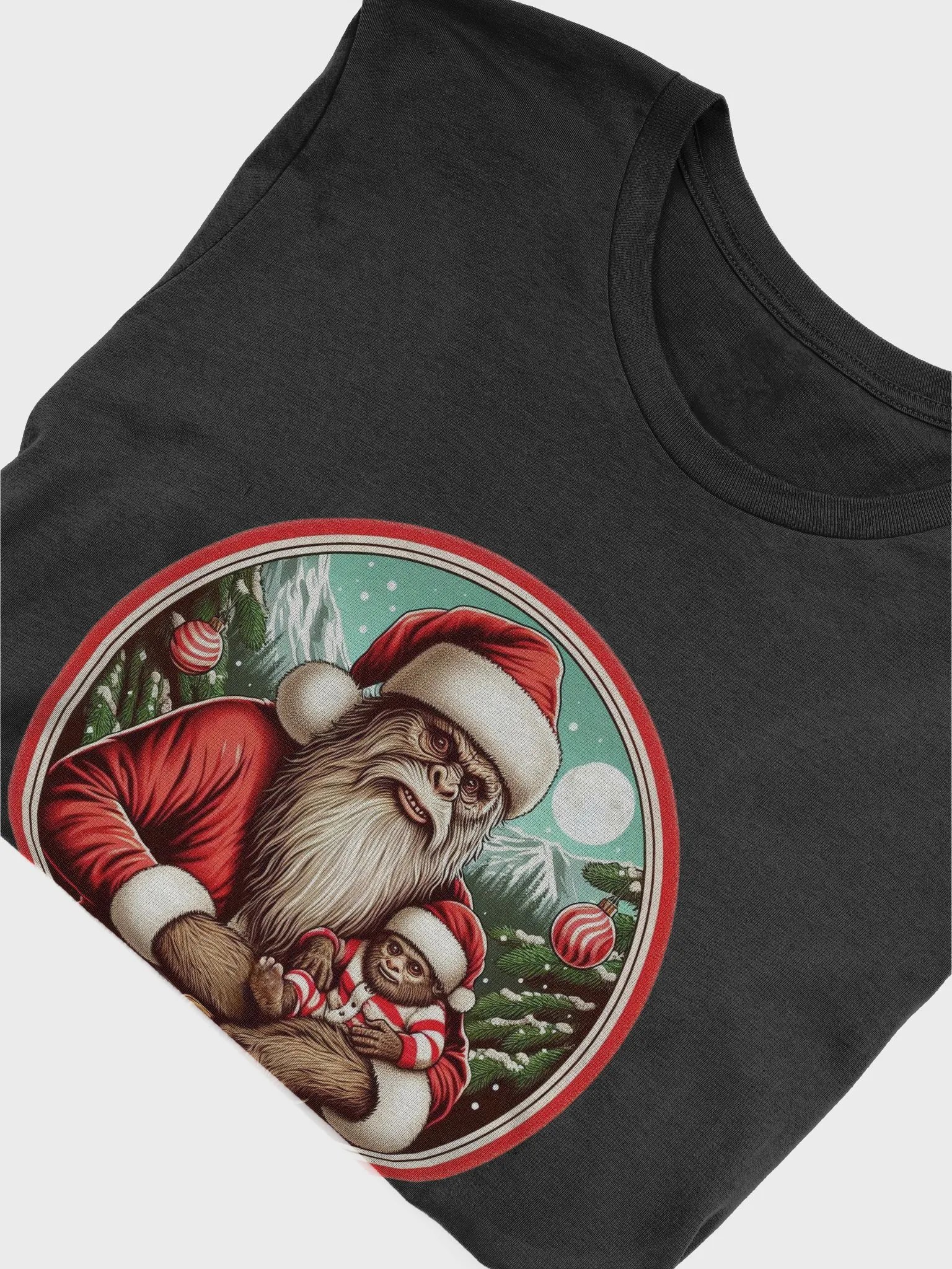 SANTA BIGFOOT AND HIS LITTLE HELPER T-SHIRT product image (2)