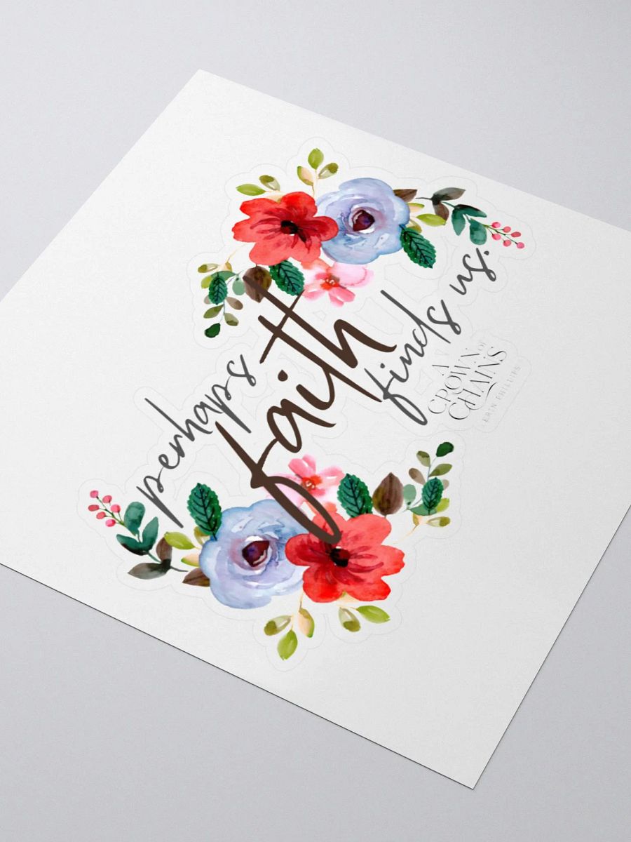 Faith Sticker (A Crown of Chains) product image (3)