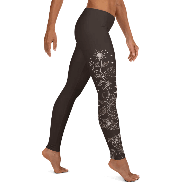 Night Sky Vines Yoga Leggings product image (1)
