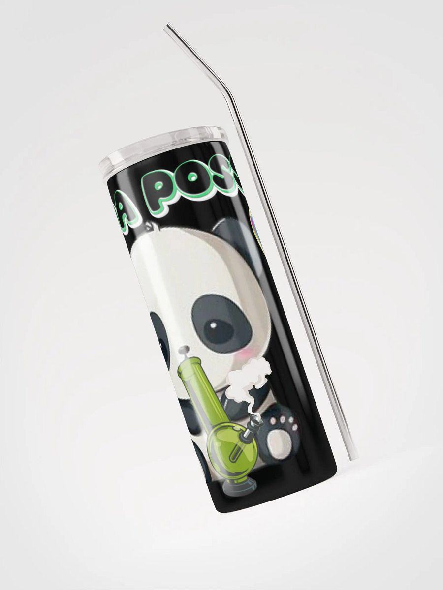 Panda Posse Cup Tumbler w/ Straw product image (3)