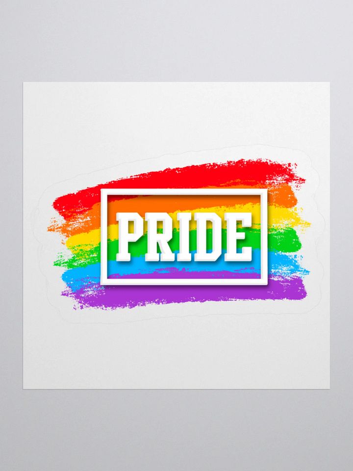 Rainbow Pride Kiss Cut Stickers product image (1)