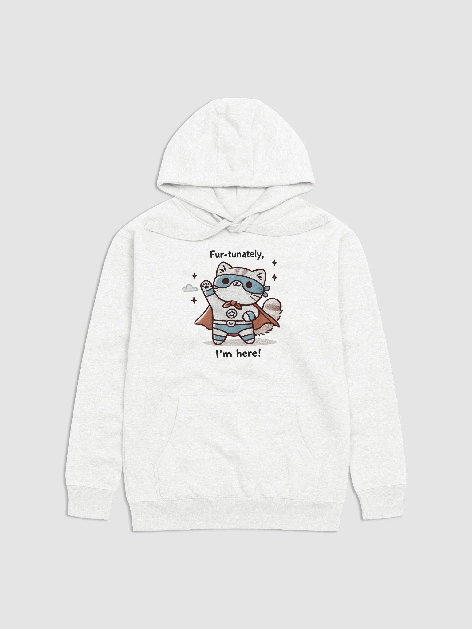 Fur-tunately I'm here hoodie product image (1)