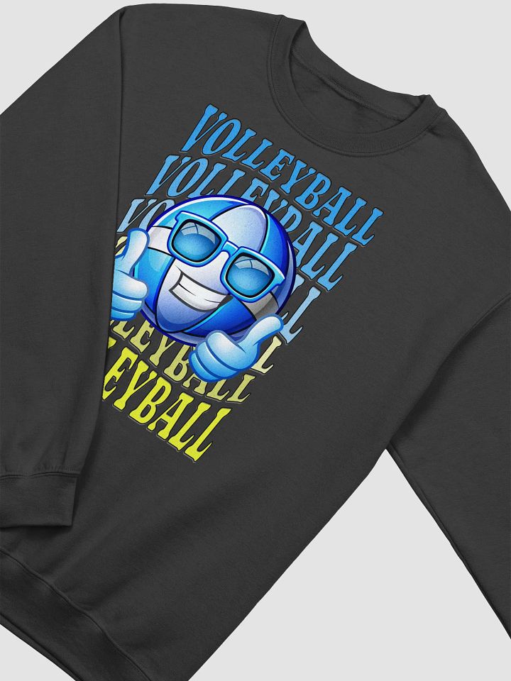 Thumbs Up Volleyball Sunny Spike Crewneck Sweatshirt product image (2)
