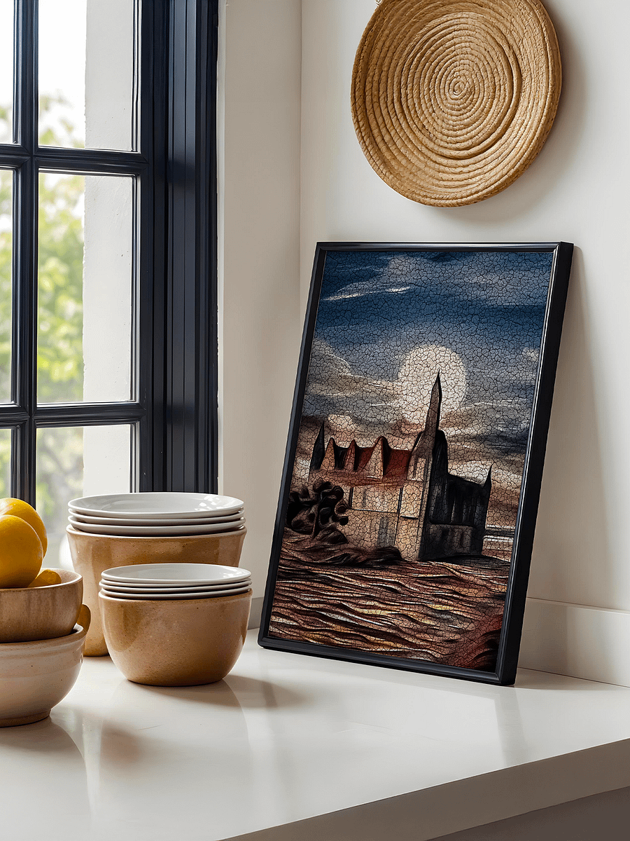 Kronborg castle - Oil painting - Portrait product image (2)