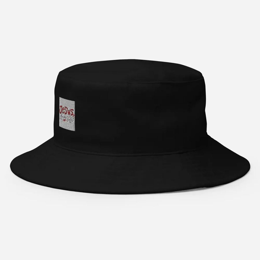 Jesus Loves Me Capstone Denim Bucket Hat product image (10)