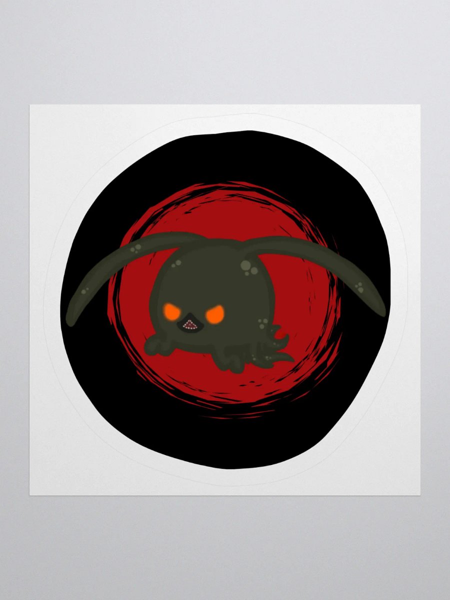 Between the Birches // Chibi-Rabbit Shoggoth Yazool Circle Sticker product image (1)