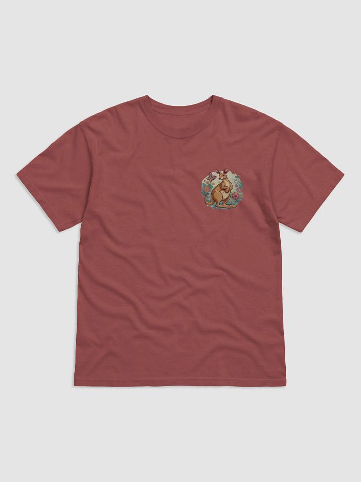 Whimsical Kangaroo and Butterflies T-Shirt product image (3)