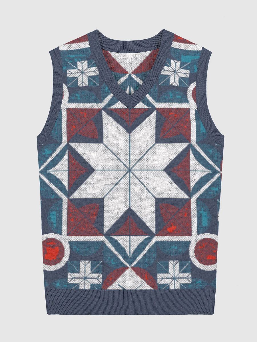 KaleidoStar patterned Jacquard Sweater V-Neck Vest product image (2)