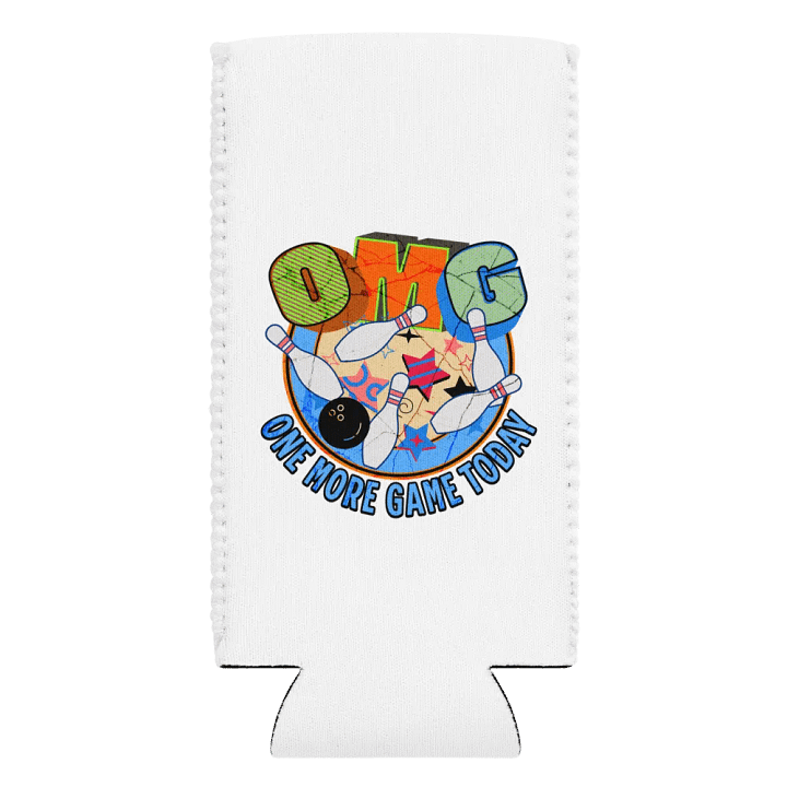 OMG One More Game Today Bowling Can Cooler product image (2)