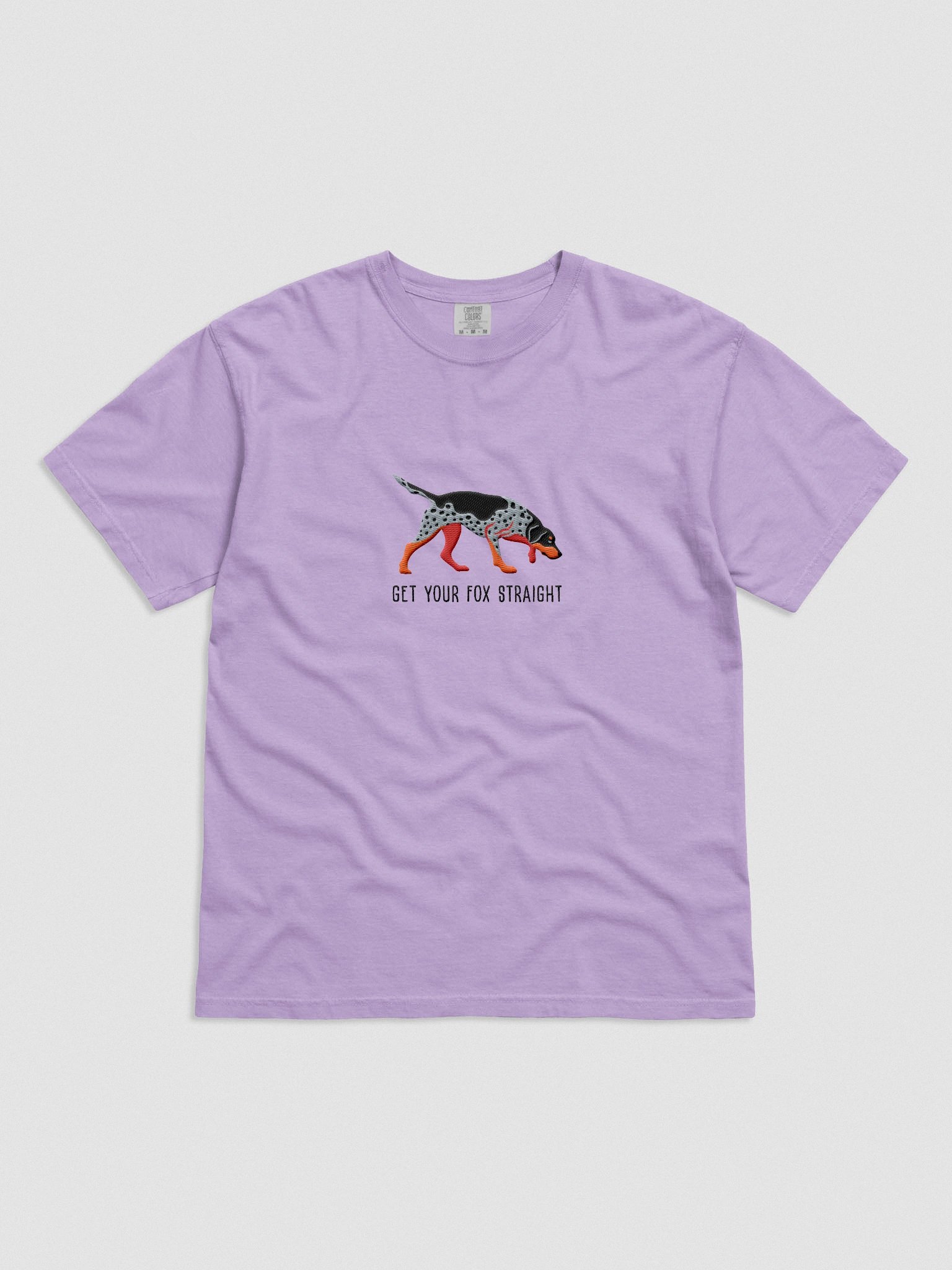 Get Your Fox Straight T-Shirt(Embroidered) of an American Foxhound(Blue) product image (4)