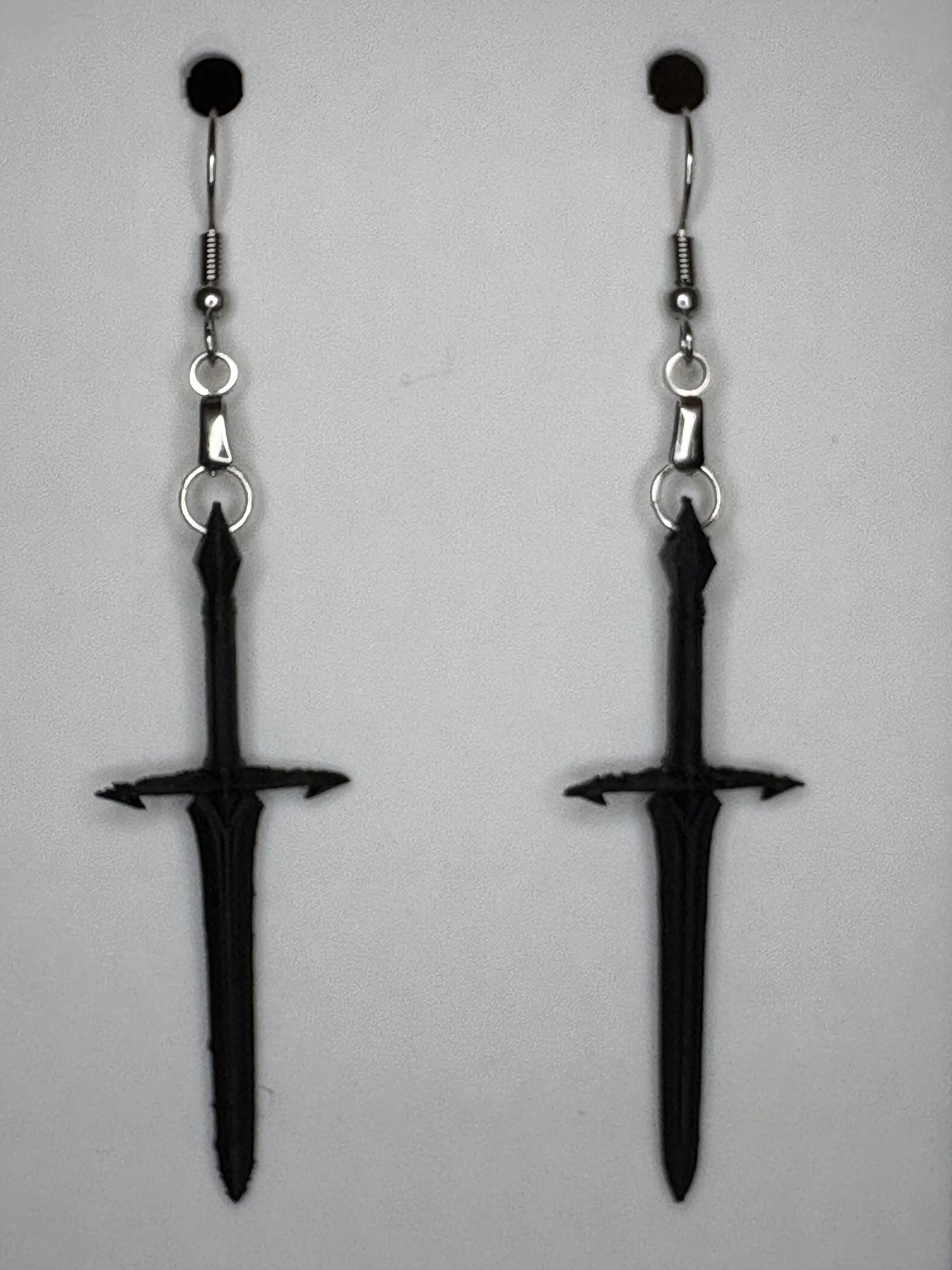 Black Sword Earrings product image (5)