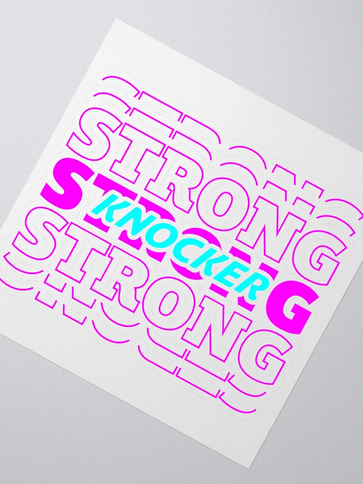 KNOCKER STRONG STICKER product image (4)