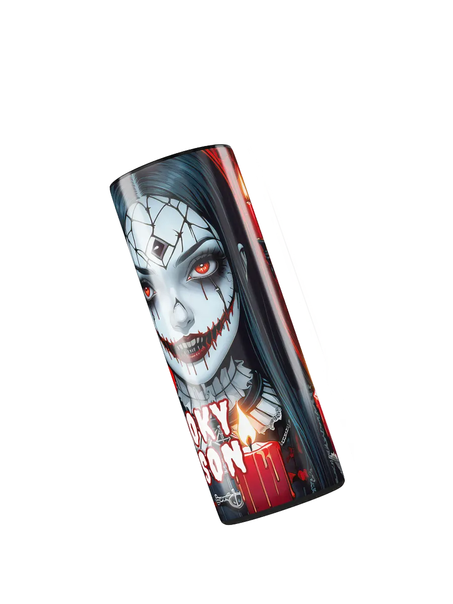 I Heart Spooky Season Halloween 20 oz Skinny Stainless Steel Tumbler - Black product image (5)