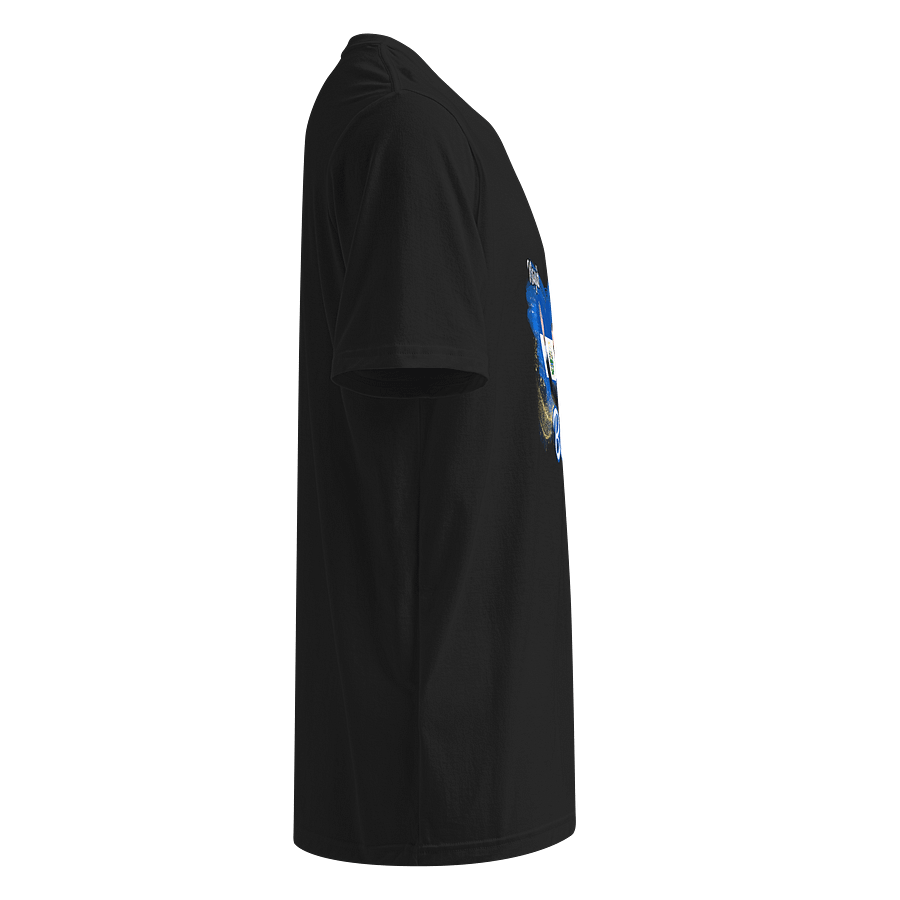 El Salvador Heart Flag Athletic T-Shirt product image (4)