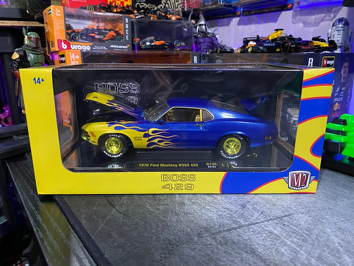 M2 Machines 1970 Ford Mustang Boss 429 1:24 R130 Chase 1 of 750 product image (1)