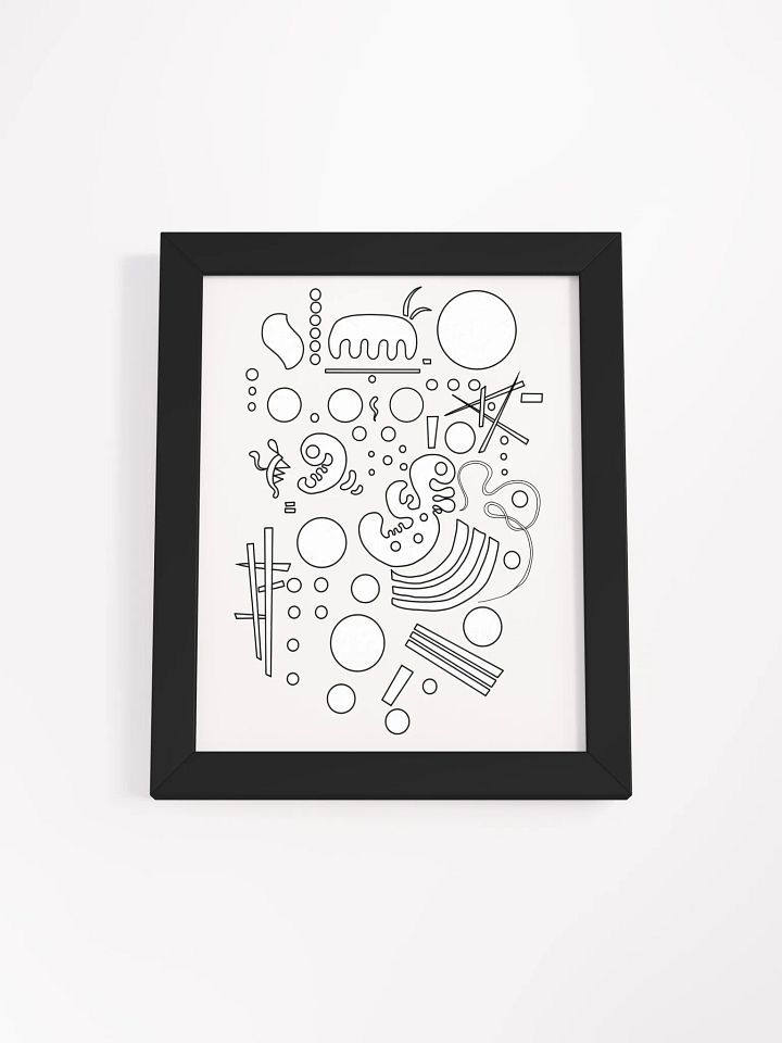 Color-Your-Own Kandinsky's Framed Poster! product image (9)