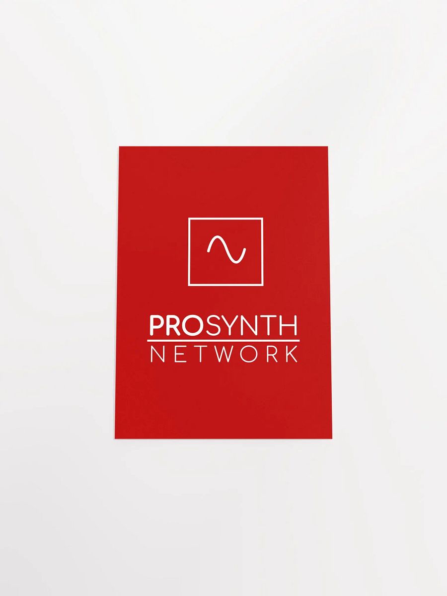 Pro Synth Network Poster (Red) product image (43)